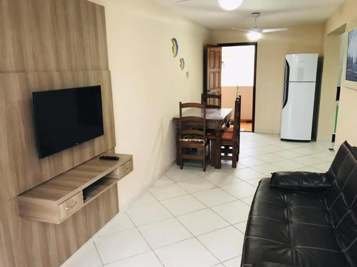 Apartamento Lindo Ape 1 Min A Pe Da Areia Da Grande-o Perto! Com Varanda